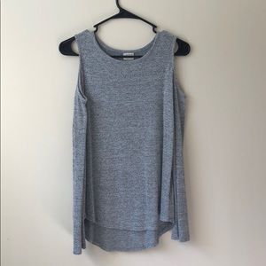 Cold Shoulder Long Sleeve Top